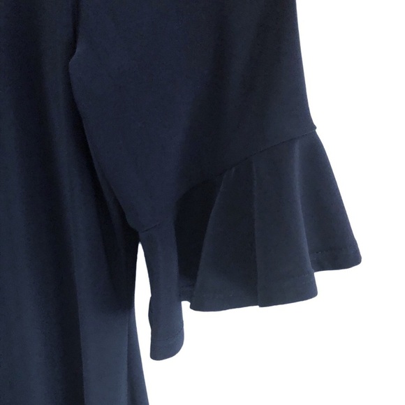 Tommy Hilfiger Navy Blue Cold Shoulder Short Dress Size 16 - Picture 5 of 9